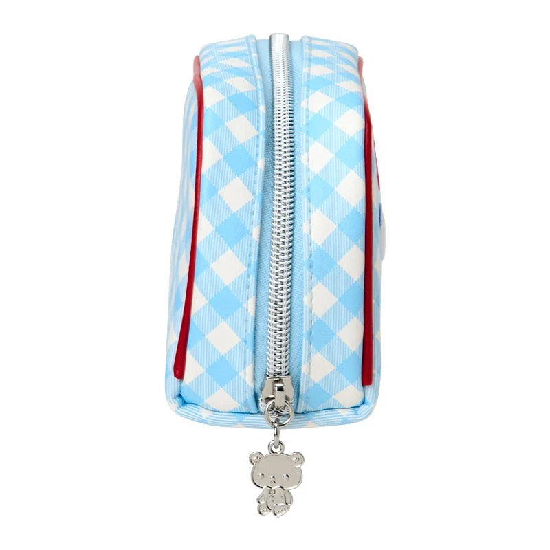 Cinnamoroll x Kuma-san Mini Zipper Pouch, Blue