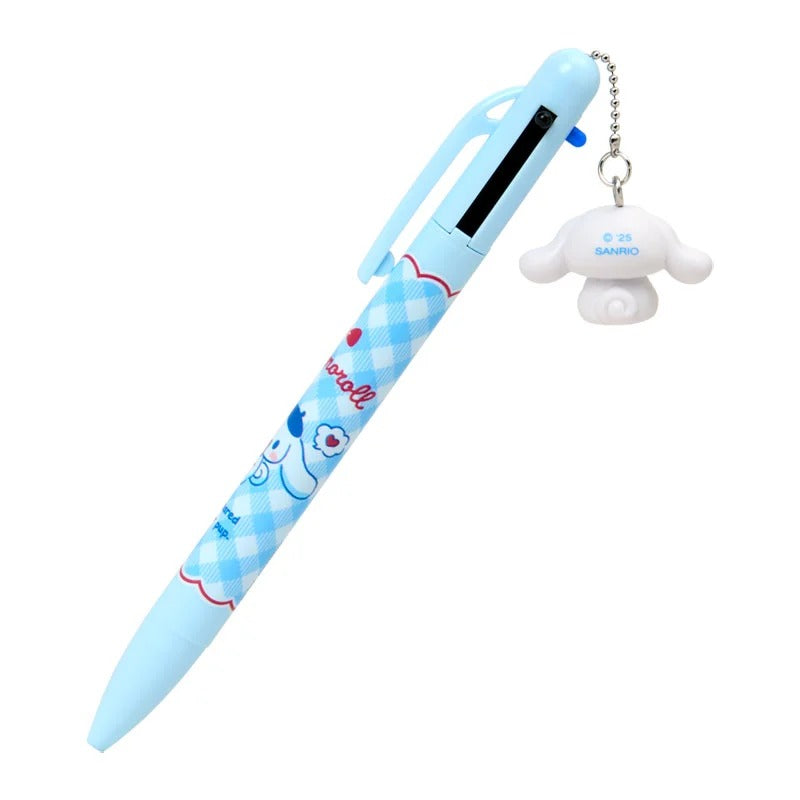 Cinnamoroll x Kuma-san 3-Color Ballpoint Pen, Blue