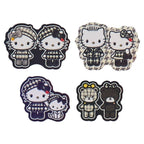 Hello Kitty Monochrome Birthday Twins 24 Piece Sticker Pack