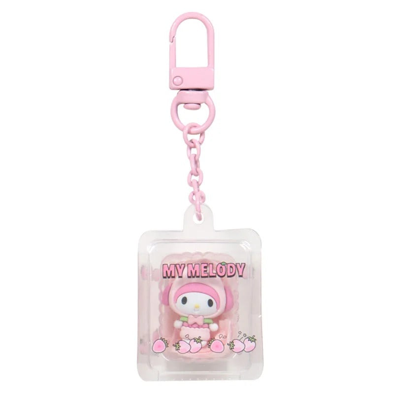 Sanrio Characters Mini Keychain Blind Box, Fruits Series