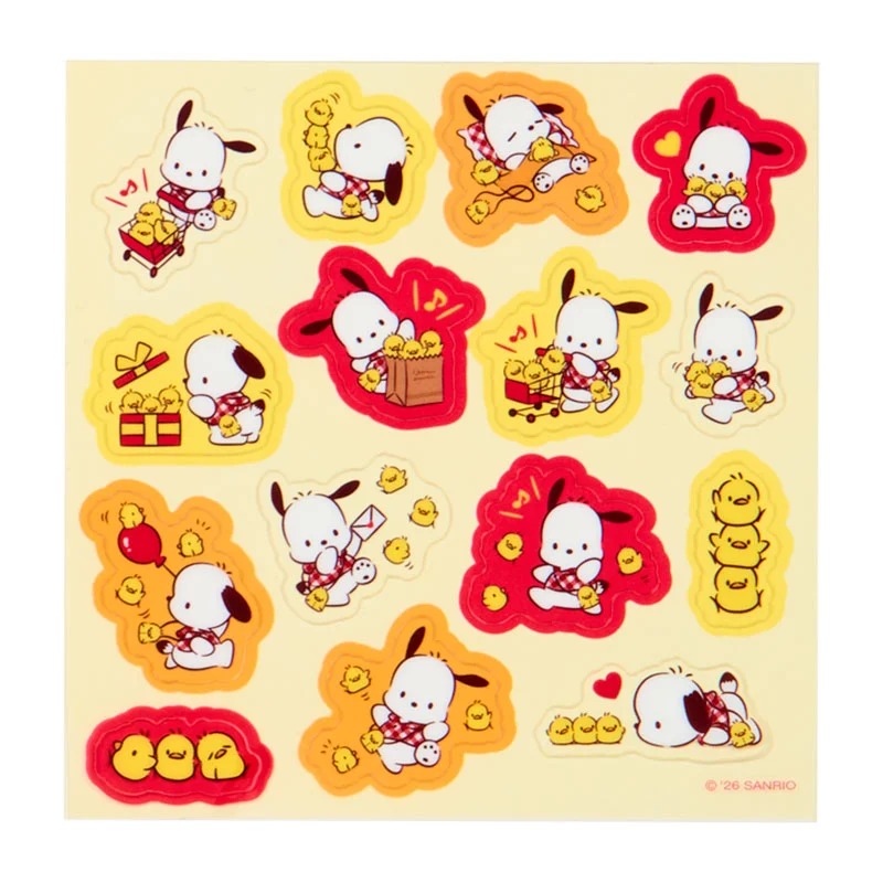 Pochacco I Love Pi-Chans 25 Piece Sticker Pack