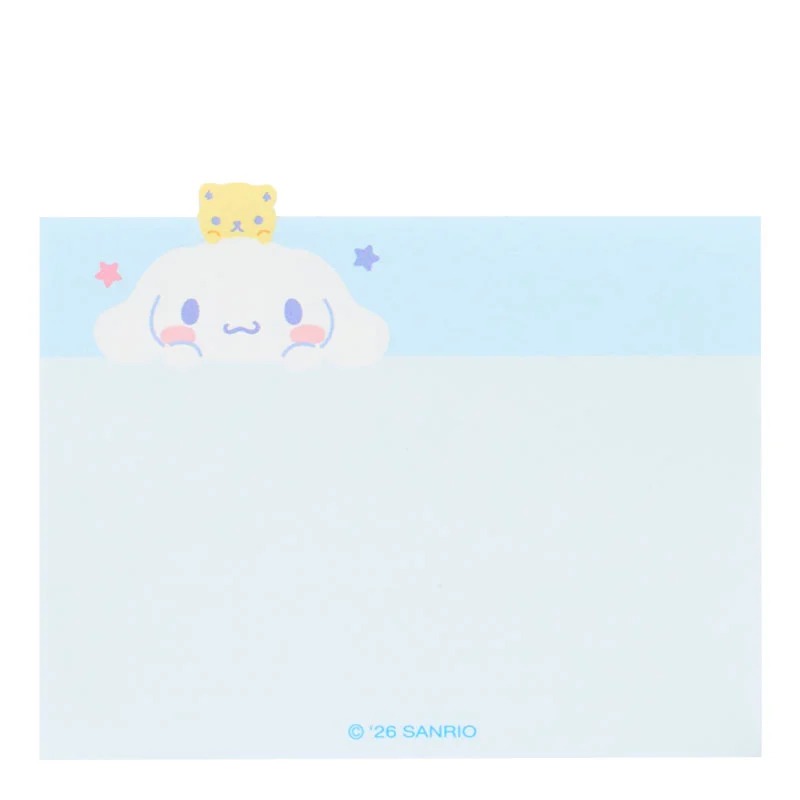 Cinnamoroll Three-Tier Mini Memo Pad, Expressions
