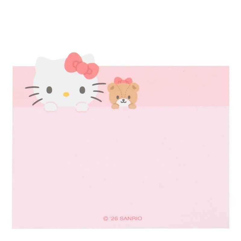Hello Kitty Three-Tier Mini Memo Pad, Expressions