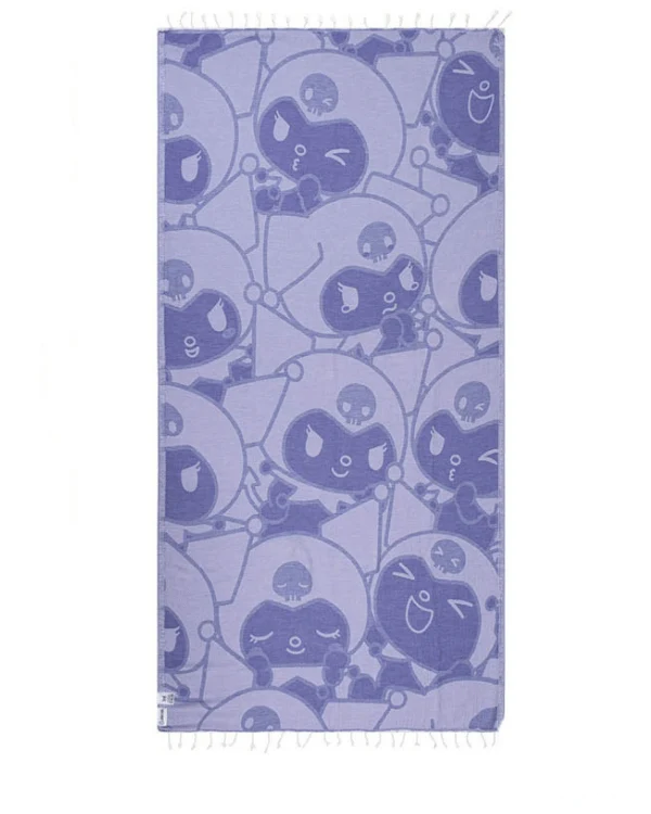 Kuromi Sand Cloud Organic Cotton Beach Towel, Jam