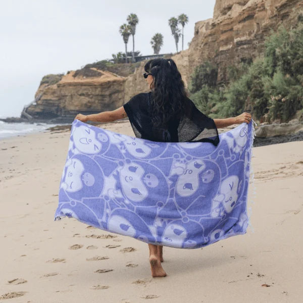 Kuromi x Sand Cloud Beach Towel (Jam)