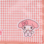 My Melody Gingham Flat Pouch With Clear Window
