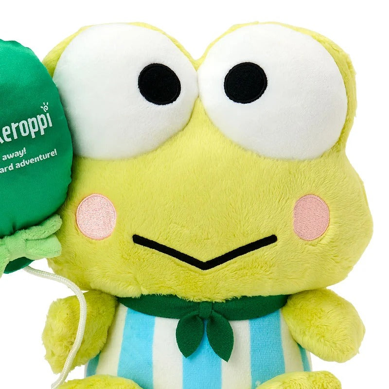 Keroppi Adventure Balloon Nine Inch Plush