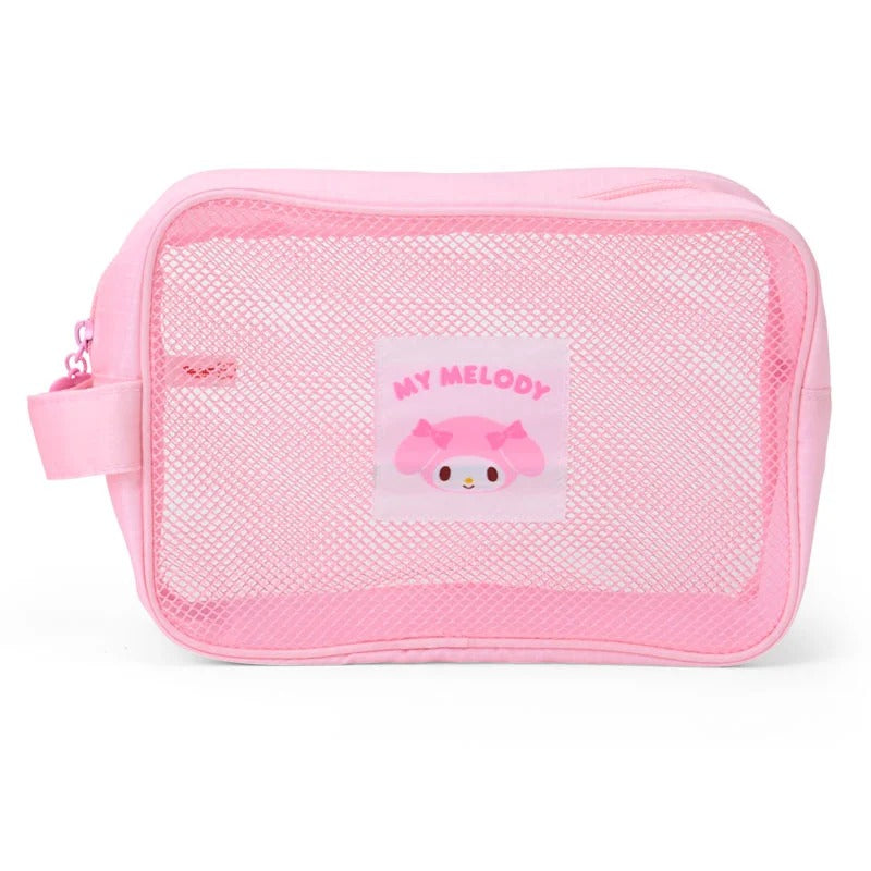 My Melody Two Piece Travel Pouch Set With Handle
