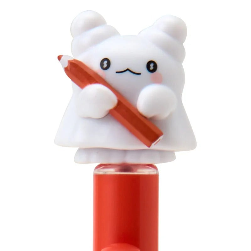 Hanamaruobake Classic Mascot Ballpoint Pen, Black Ink