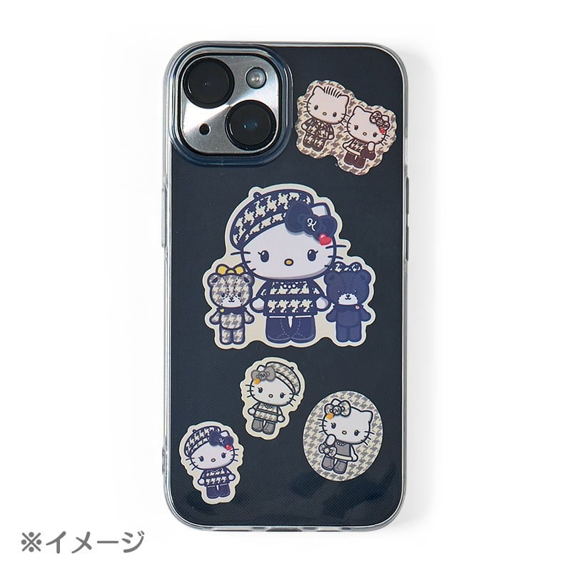 Hello Kitty Monochrome Birthday Twins 24 Piece Sticker Pack