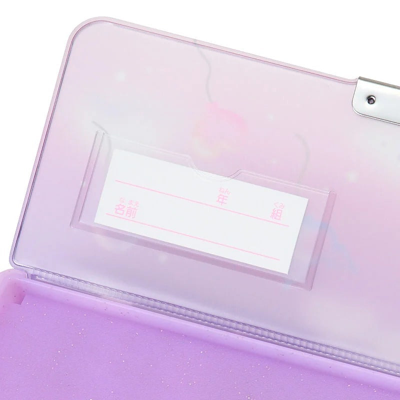 Kuromi Translucent 2 Way Pencil Case