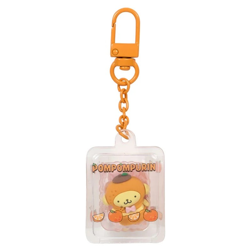 Sanrio Characters Mini Keychain Blind Box, Fruits Series
