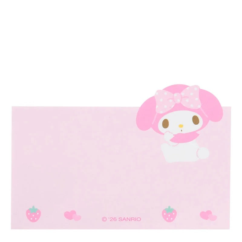 My Melody Three-Tier Mini Memo Pad, Expressions
