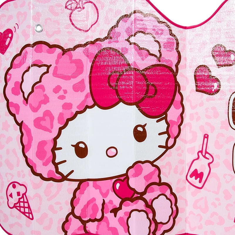 Hello Kitty Car Windshield Sun Shade, Teddy Pink