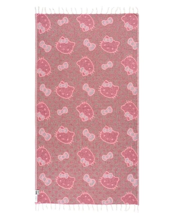 Hello Kitty Sand Cloud Organic Cotton Beach Towel, Dots