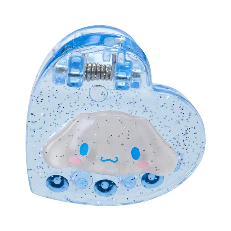Cinnamoroll Mini Glitter Hair Clip Set, Four Piece