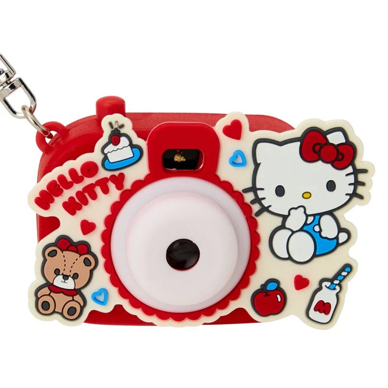 Hello Kitty Camera Light Projection Keychain Charm