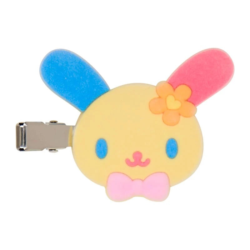 Usahana Besties Flocked Mini Hair Clip Set of 2