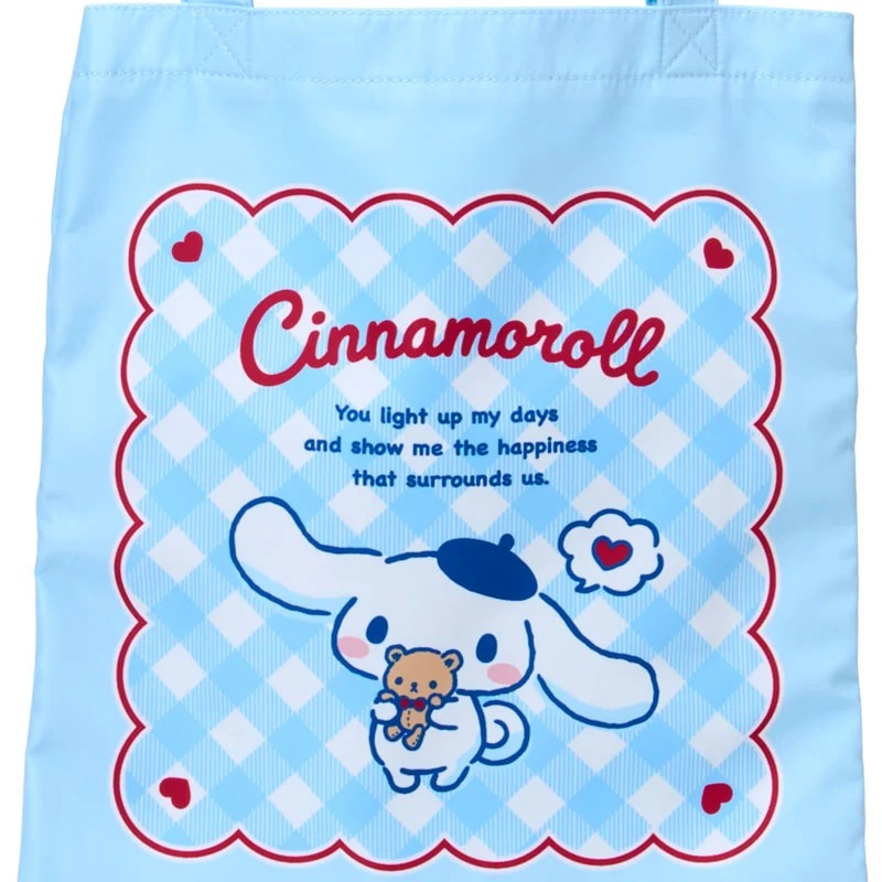 Cinnamoroll x Kuma-san Tote Bag, Blue
