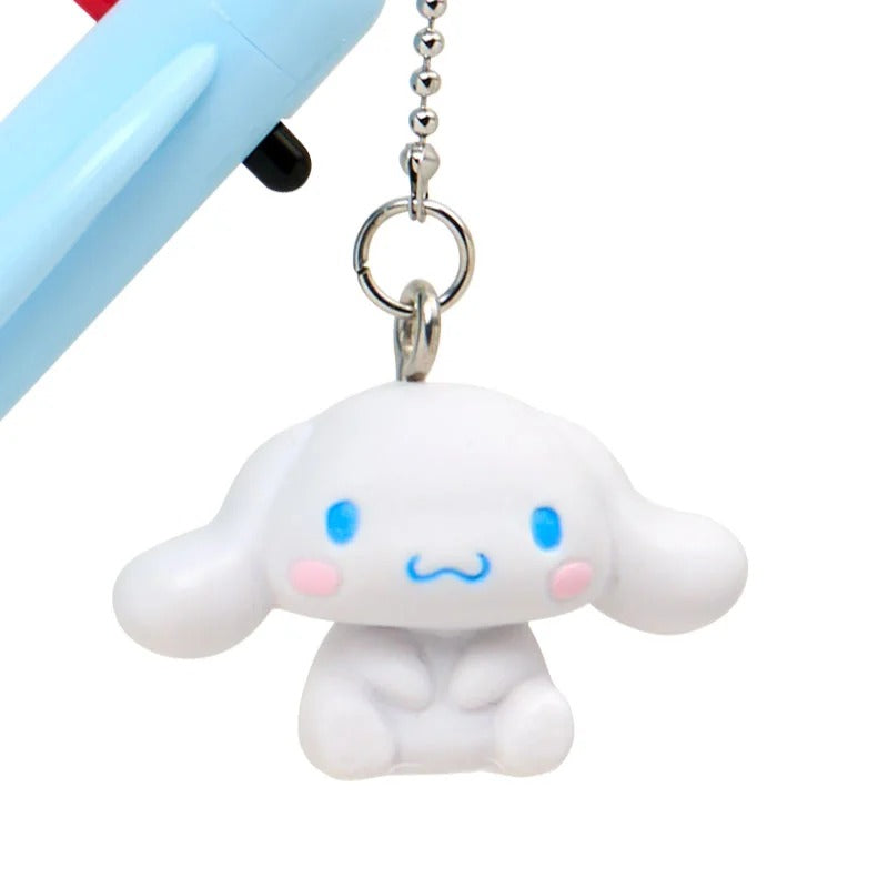 Cinnamoroll x Kuma-san 3-Color Ballpoint Pen, Blue