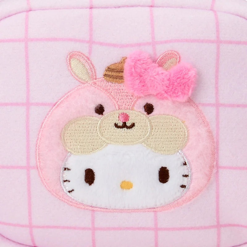 Hello Kitty Fluffy Squirrel Mini Zipper Pouch