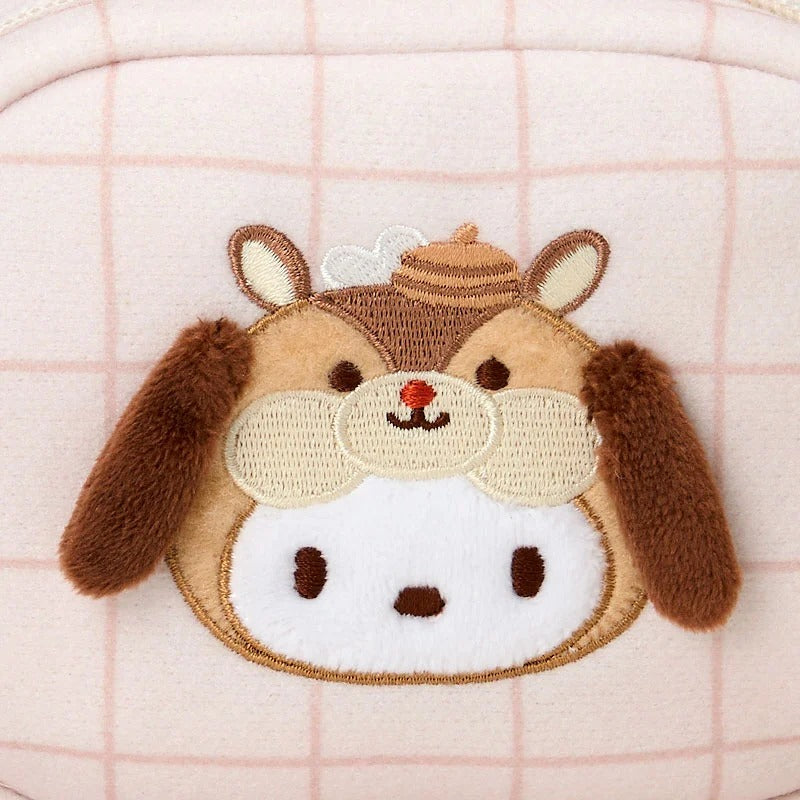 Pochacco Fluffy Squirrel Mini Zipper Pouch