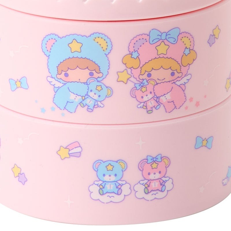 LittleTwinStars 3 Tier Accessory Case, Starry Sky Angel Series