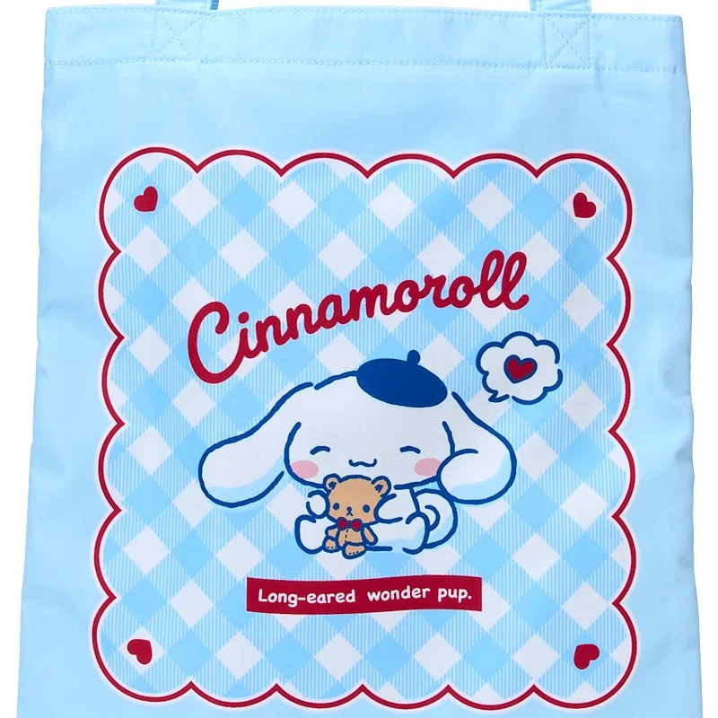 Cinnamoroll x Kuma-san Tote Bag, Blue
