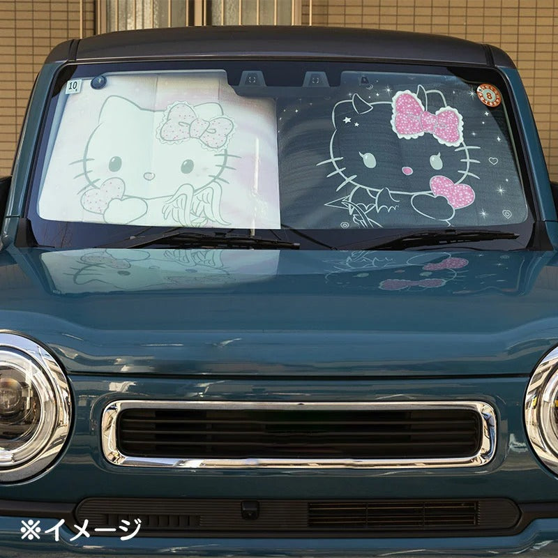 Hello Kitty Car Windshield Sun Shade, Teddy Pink
