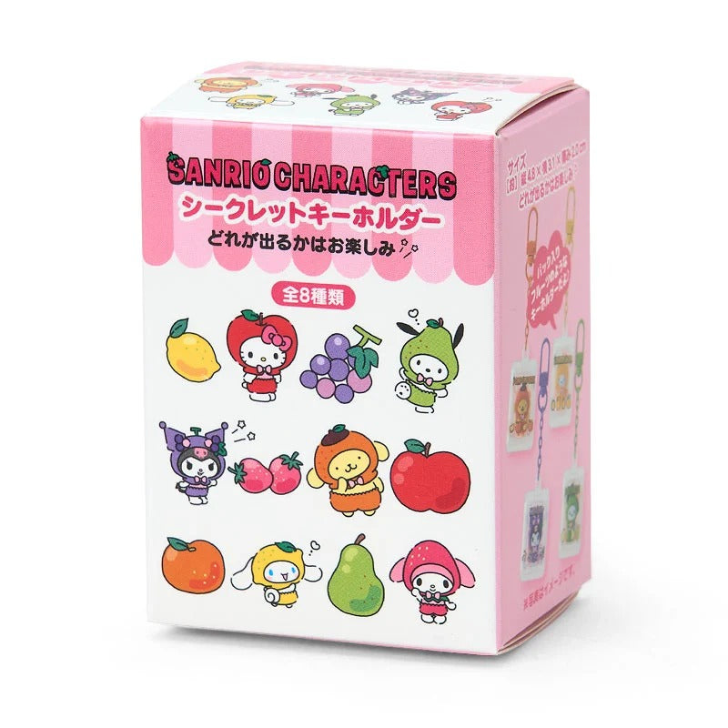 Sanrio Characters Mini Keychain Blind Box, Fruits Series
