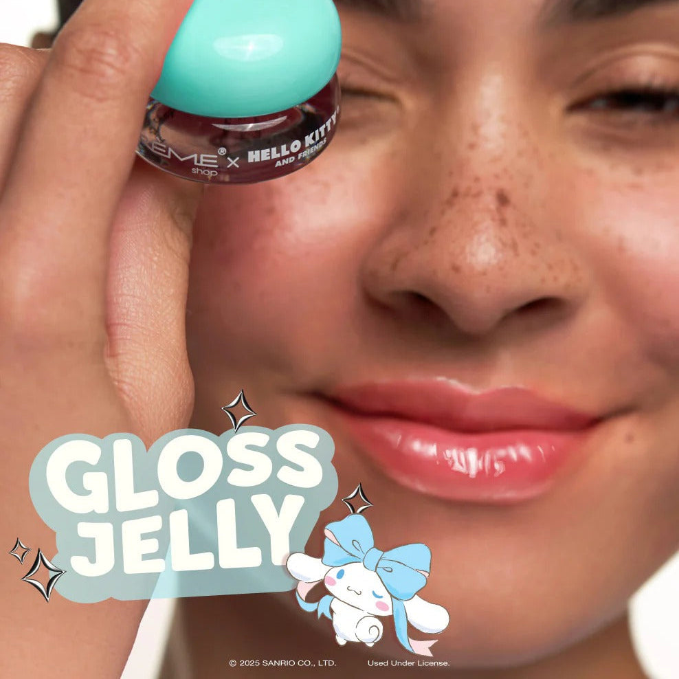 Cinnamoroll Creme Shop Gloss Jelly Peptide Lip Glaze, Crystal Blue