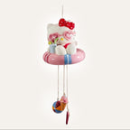 Hello Kitty Beach Fun Coastal Ceramic Wind Chime