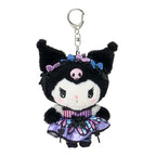 Kuromi Plush Mascot Keychain (Monarch Butterfly Series)