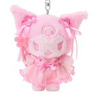 Kuromi Cherry Blossom Fairies Plush Mascot Keychain