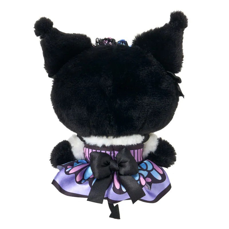 Kuromi Plush Mascot Keychain, Monarch Butterfly Series