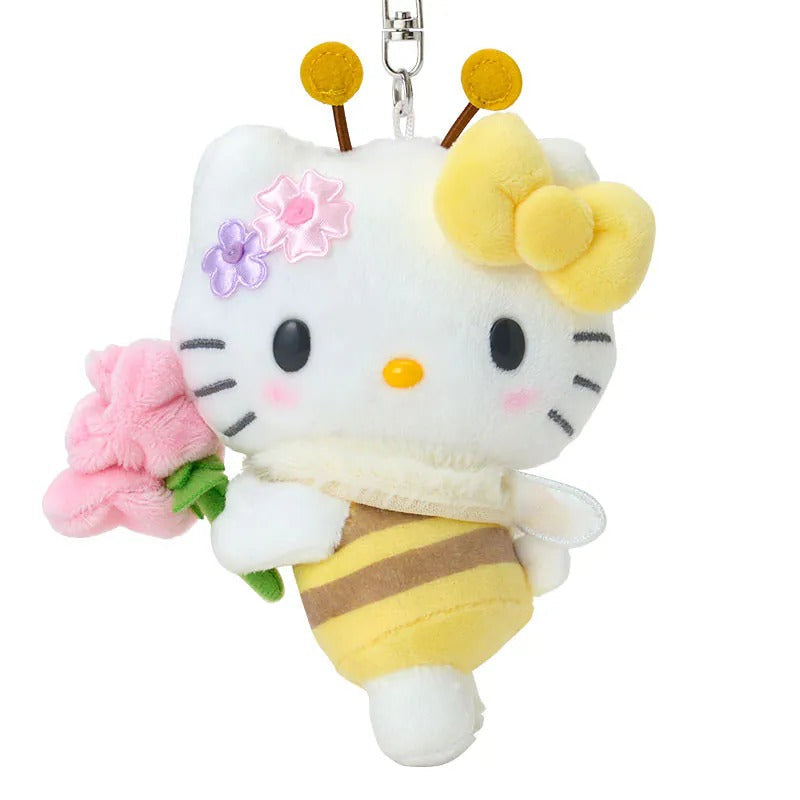 Hello Kitty Sweet As Can Bee Plush Mascot Keychain