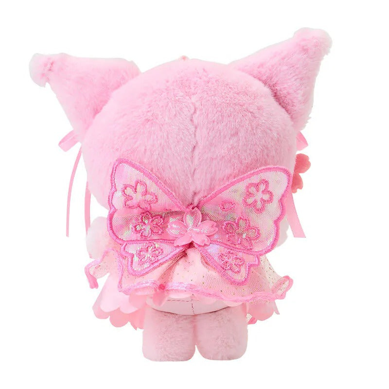 Kuromi Cherry Blossom Fairies Plush Mascot Keychain