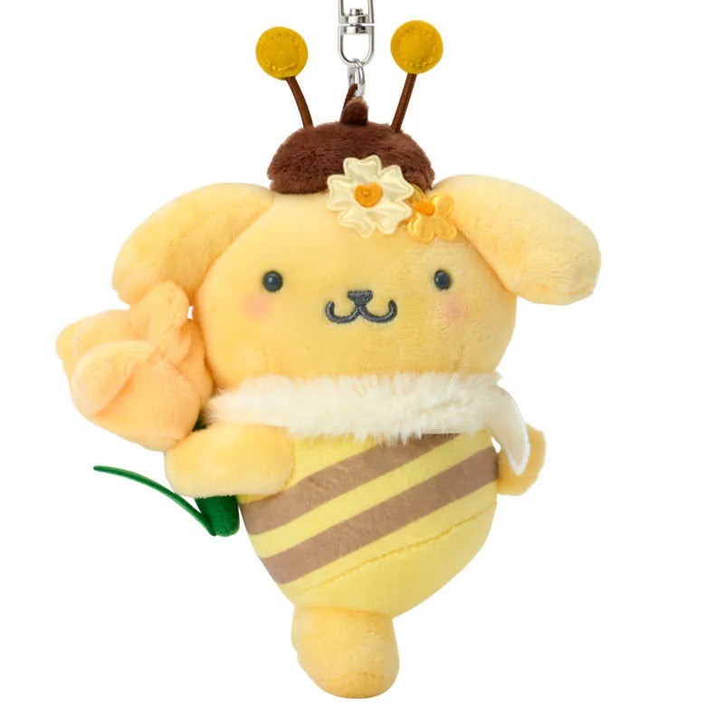 Pompompurin Sweet As Can Bee Plush Mascot Keychain