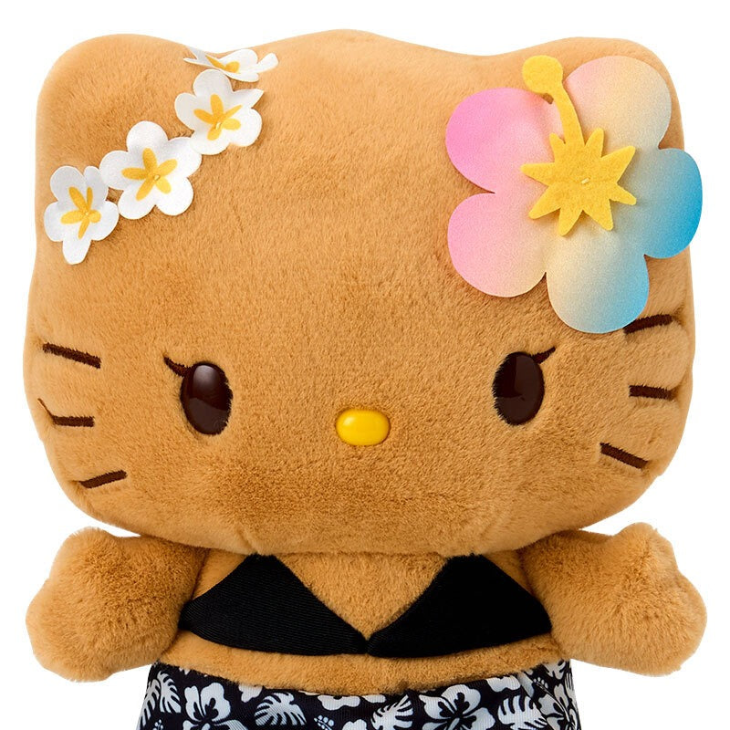 Hello Kitty Black 8 Inch Plush, Suntan Series