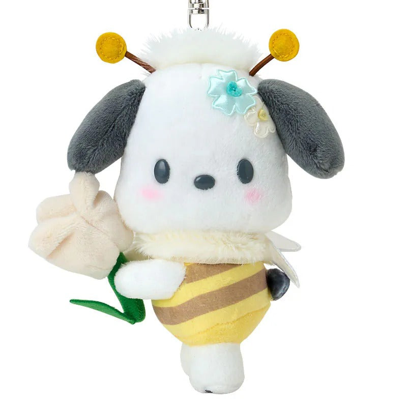 Pochacco Sweet As Can Bee Plush Mascot Keychain