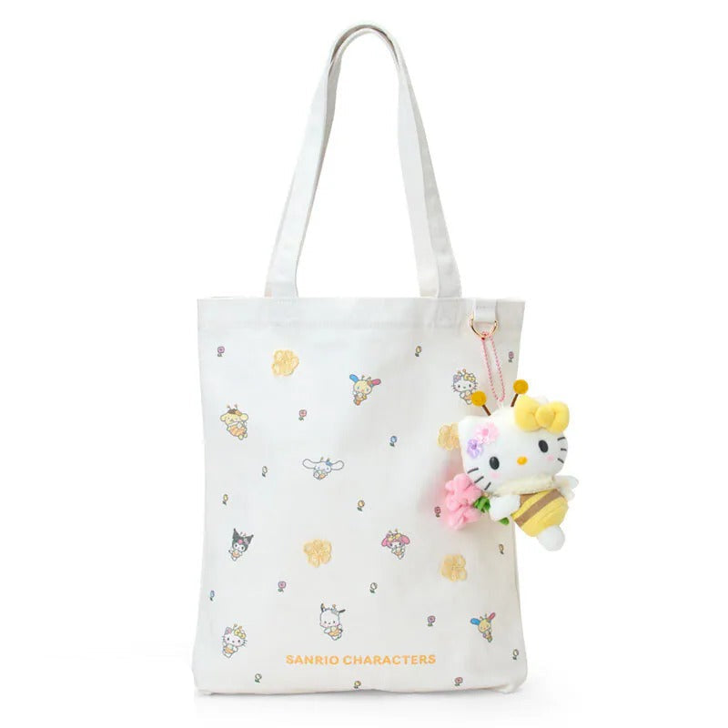 Hello Kitty Sweet As Can Bee Plush Mascot Keychain