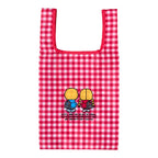 Patty and Jimmy Reusable Fold-Up Tote Bag, Friendly Pair Series