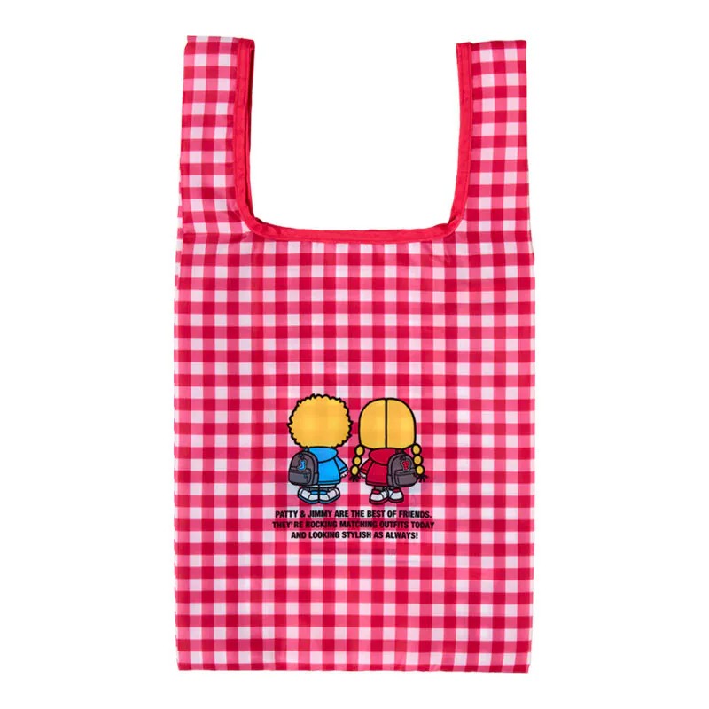 Patty and Jimmy Reusable Fold-Up Tote Bag, Friendly Pair Series