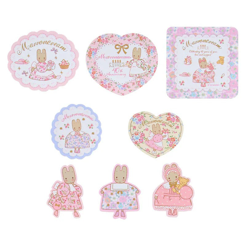 Marroncream Fashion Show 40th Anniversary Sticker Set of 16