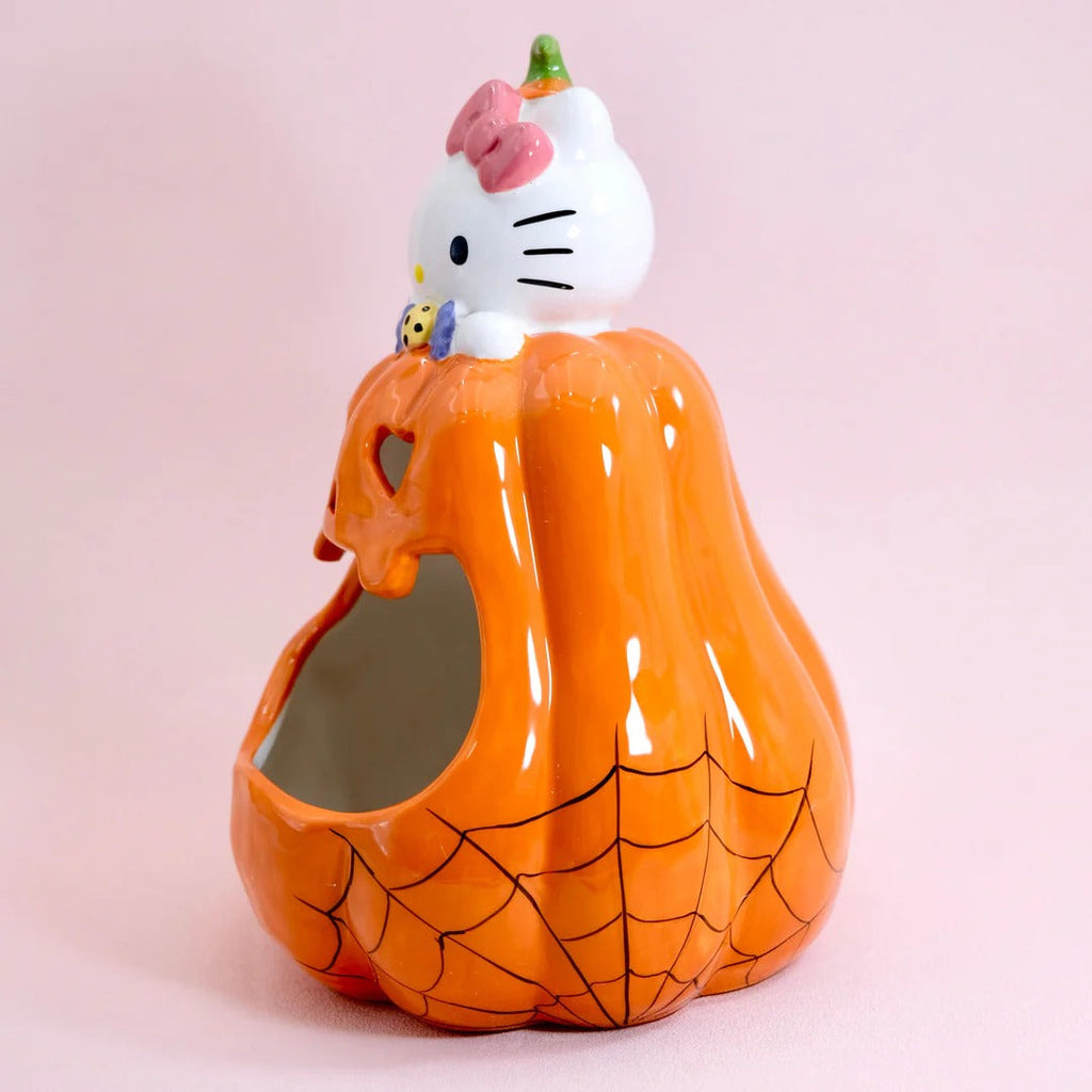 Hello Kitty Big Mouth Jack-O-Lantern Ceramic Candy Bowl