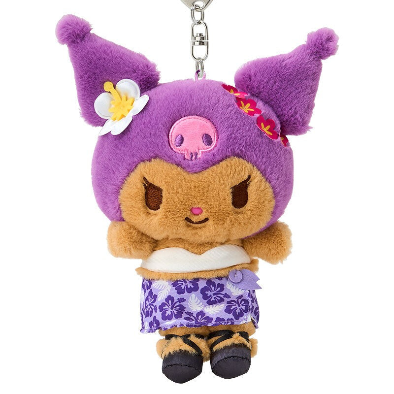 Kuromi Suntan Plush Mascot Keychain