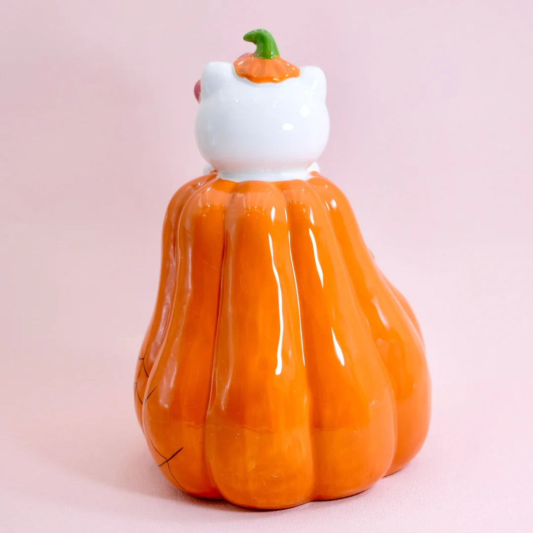 Hello Kitty Big Mouth Jack-O-Lantern Ceramic Candy Bowl