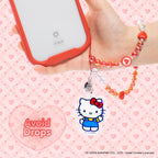 Hello Kitty Beaded Charm Phone Wrist Strap