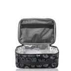 Hello Kitty Aloha Collection Keep It Light Lunch Bag, Black and White Icons