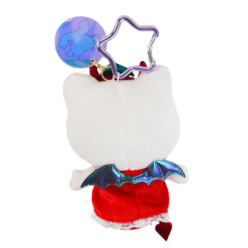 Hello Kitty Dark Plush Mascot Keychain, Bright And Dark Angel